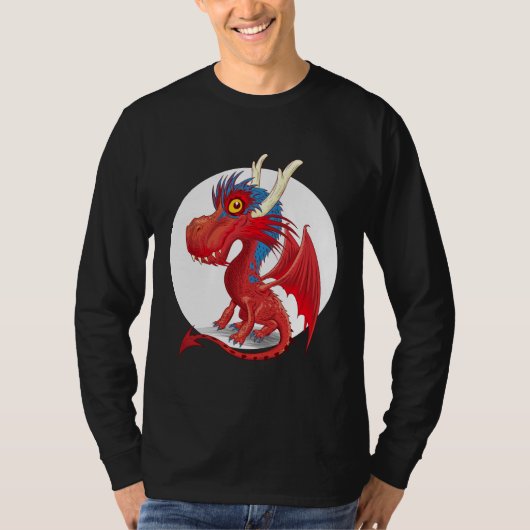 Cute Baby Dragon T-shirt (Voorkant)