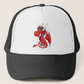 Cute Baby Dragon Trucker Pet (Voorkant)