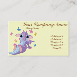 Cute Baby Dragon Visitekaartje