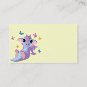 Cute Baby Dragon Visitekaartje (Achterkant)