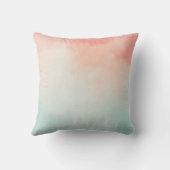 Cute Baby Dragon Waterverf Kussen (Achterkant)