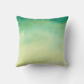 Cute Baby Dragon Waterverf Kussen (Achterkant)