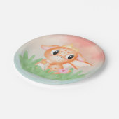 Cute Baby Dragon Waterverf Paper Bord (Gekanteld)