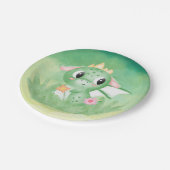 Cute Baby Dragon Waterverf Paper Bord (Gekanteld)