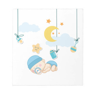 Cute Baby Dreaming Notitieblok
