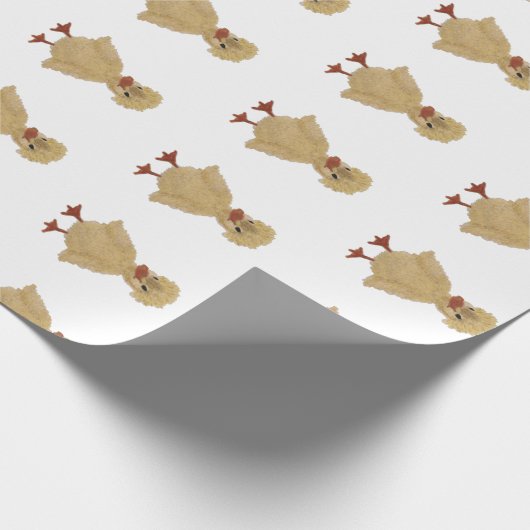 Cute Baby Duck Cadeaupapier (Hoek)