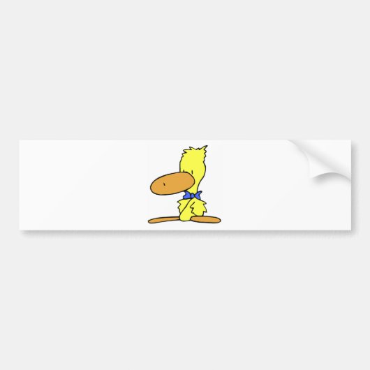 Cute Baby Duck New Baby Products Bumpersticker (Voorkant)