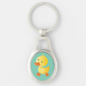 Cute Baby Duck Sleutelhanger (Voorkant)