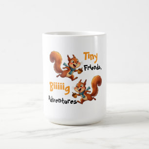 Cute Baby Eekhoorn Body Pak, Koffiemok