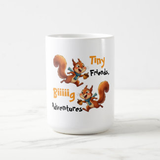 Cute Baby Eekhoorn Body Pak, Koffiemok