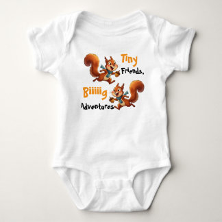 Cute Baby Eekhoorn Body Pak, Romper