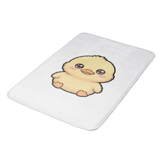 Cute Baby Eend Kuiken Badmat (Gekanteld)