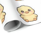 Cute Baby Eend Kuiken Cadeaupapier (Rol Hoek)
