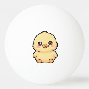 Cute Baby Eend Kuiken Pingpongbal