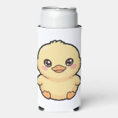 Cute Baby Eend Kuiken Seltzer Blikjeskoeler (Seltzer Voorkant)