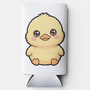 Cute Baby Eend Kuiken Seltzer Blikjeskoeler
