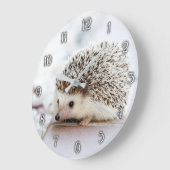 Cute baby egel wall klok (Hoek)
