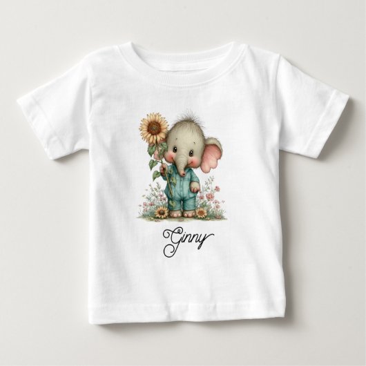 Cute Baby Elephant (Voorkant)