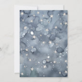 Cute Baby Elephant Baby shower Invitation Kaart (Achterkant)