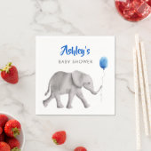 Cute Baby Elephant Baby shower Napkins Servet (Insitu)