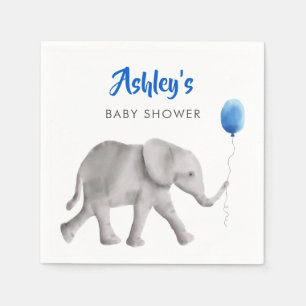 Cute Baby Elephant Baby shower Napkins Servet