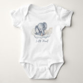 Cute Baby Elephant Baby shower Romper (Voorkant)