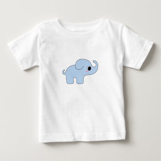 Cute Baby Elephant Baby T-Shirt (Voorkant)