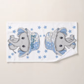 Cute Baby Elephant Boy Bad Handdoek (Handdoek)