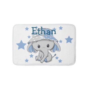 Cute Baby Elephant Boy Badmat