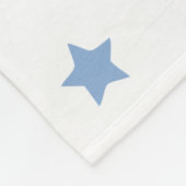 Cute Baby Elephant Boy Fleece Deken (Hoek)