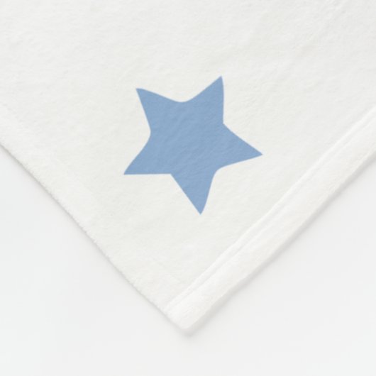 Cute Baby Elephant Boy Fleece Deken (Hoek)