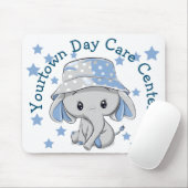 Cute Baby Elephant Boy Muismat (Met muis)