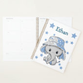 Cute Baby Elephant Boy Planner (Display)