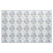 Cute Baby Elephant Boy Stof (Fat Quarter)