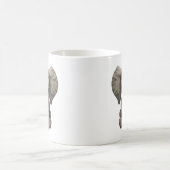 Cute Baby Elephant Calf Sitting Down Koffiemok (Center)