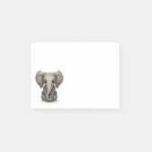 Cute Baby Elephant Calf Sitting Down Post-it® Notes (Voorkant)