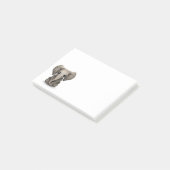 Cute Baby Elephant Calf Sitting Down Post-it® Notes (Schuin)