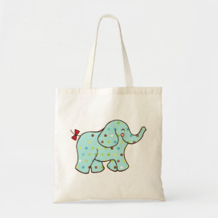 Cute Baby Elephant Canvas tas Gift