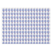 Cute Baby Elephant Cartoon Kinder Rechthoek Tafelkleed (Voorkant (Horizontaal))