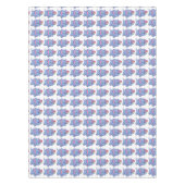 Cute Baby Elephant Cartoon Kinder Rechthoek Tafelkleed (Voorkant)