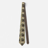 Cute Baby Elephant Child Art Stropdas (Voorkant)