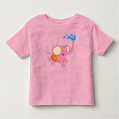 Cute Baby Elephant Design Element Kinder Shirts (Voorkant)