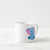 Cute Baby Elephant Espresso Kop (Voorkant rechts)