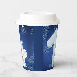 Cute Baby Elephant First Birthday Papieren Bekers