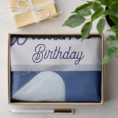 Cute Baby Elephant First Birthday Tissuepapier (Geschenk)