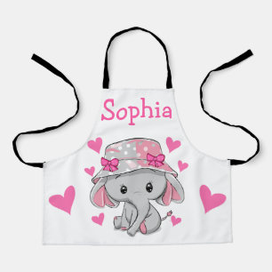 Cute Baby Elephant Girl  Schort