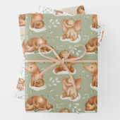 Cute Baby Elephant Inpakpapier Vel (In situ)