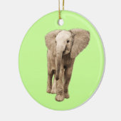 Cute Baby Elephant Keramisch Ornament (Links)