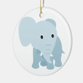 Cute Baby Elephant Keramisch Ornament (Links)