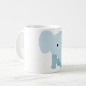 Cute Baby Elephant Koffiemok (Voorkant links)